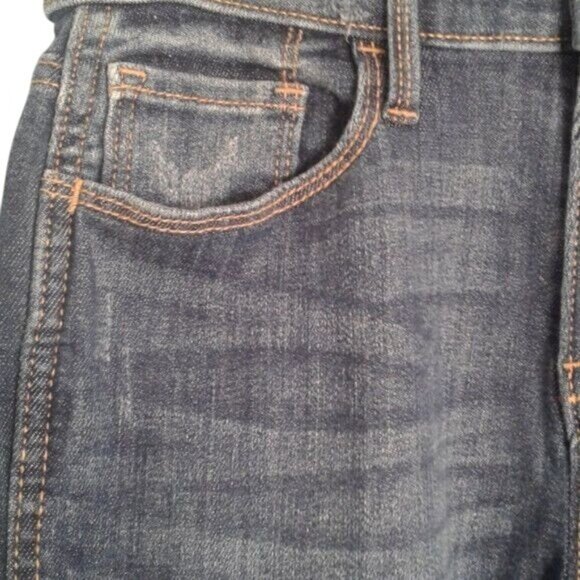 Old Navy Size 16 Jeans Boys Straight Leg Built-In Tough Raw Hem Distressed NEW - Picture 4 of 13
